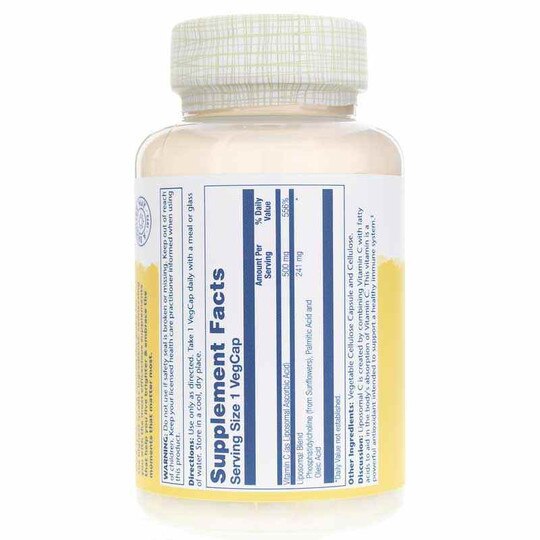 Liposomal Vitamin C 500 Mg, 100 Veg Capsules, SLR
