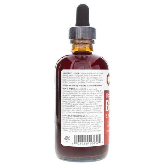 Liquid B-12 5,000 Mcg, 4 Oz, PFLB