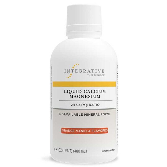 Liquid Calcium Magnesium 2:1 Orange Vanilla, 16 Oz, INT