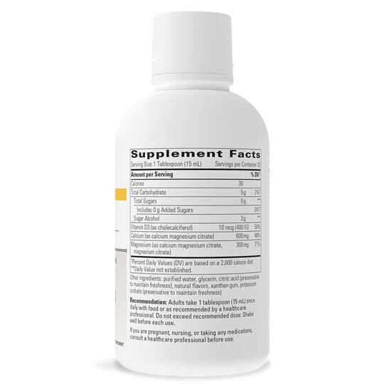 Liquid Calcium Magnesium 2:1 Orange Vanilla, 16 Oz, INT