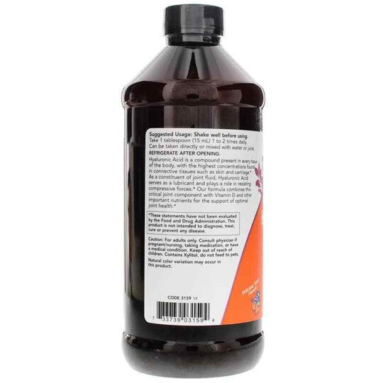 Liquid Hyaluronic Acid, 16 Oz, NOW