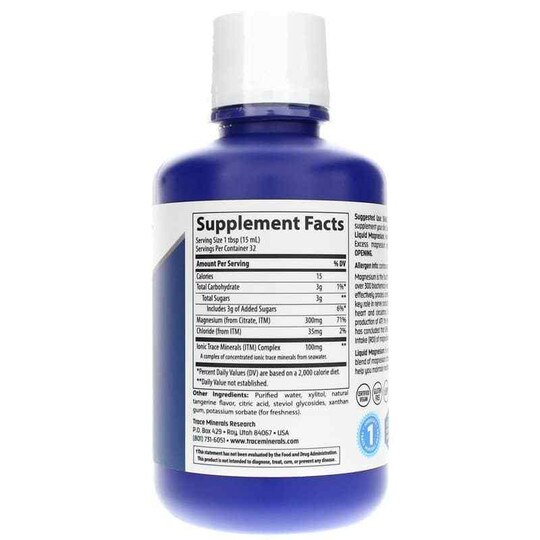 Liquid Magnesium 300 Mg Tangerine, 16 Oz, TMR