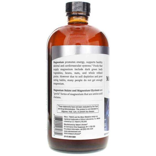Liquid Magnesium Malate and Glycinate, 16 Oz, NAN