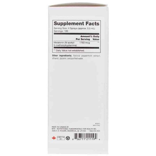 Liquid Melatonin SAP Sleep Aid, 50 Ml, NFH