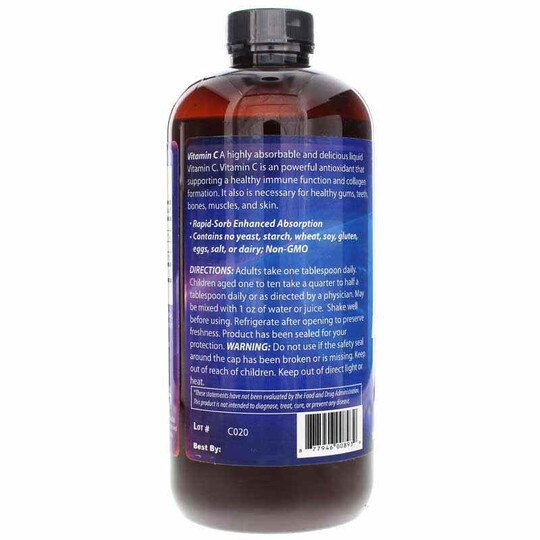 Liquid Vitamin C + Bioflavonoids, 16 Oz, DRA