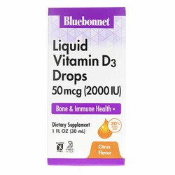 Liquid Vitamin D3 Drops 2000 IU