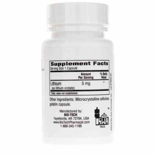 Lith-Oro 5 Mg, 100 Capsules, BTP