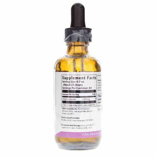 Lithium Oligo Element Drops, 2 Oz, PCHF