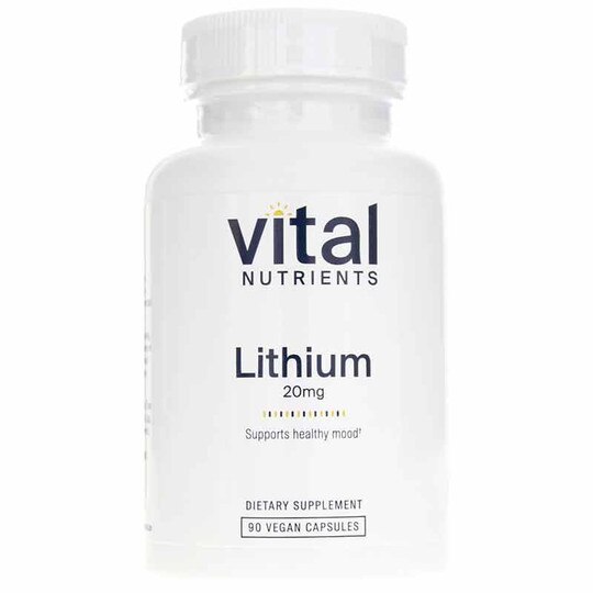 Lithium (orotate) 20 Mg, 90 Veg Capsules, VTN