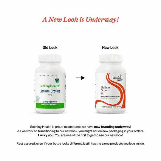 Lithium Orotate 5 Mg, 100 Veg Capsules, SKH