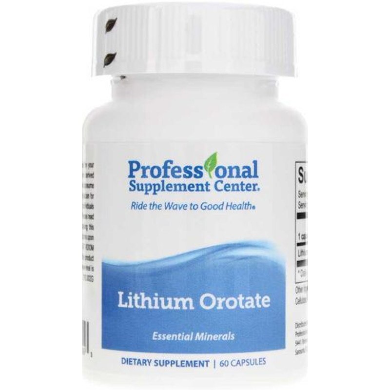Lithium Orotate, Professional Supplement Center