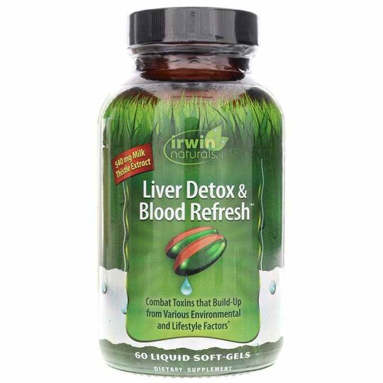 Liver Detox & Blood Refresh, 60 Liquid Softgels, IRN