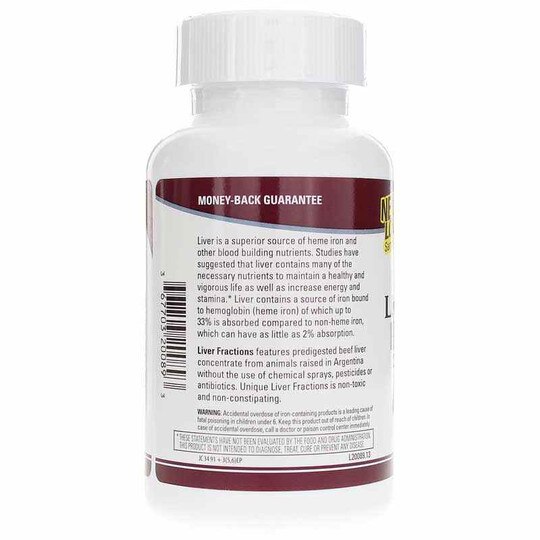 Liver Fractions Heme Iron, 90 Capsules, TNT
