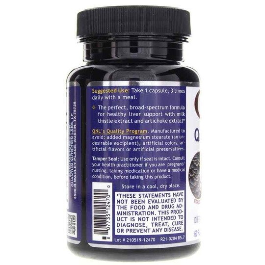 Liver Support, 60 Veg Capsules, QNL