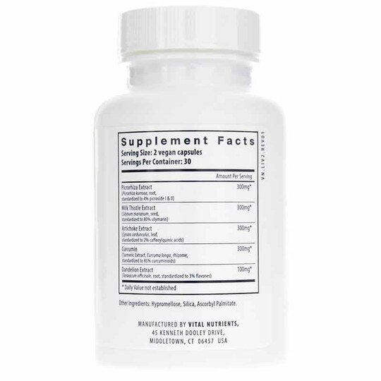 Liver Support II with Picrorhiza, 60 Veg Capsules, VTN