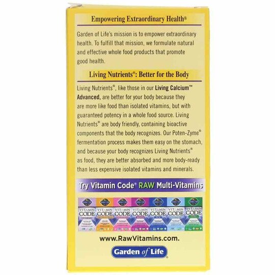 Living Calcium Advanced, 120 Caplets, GOL