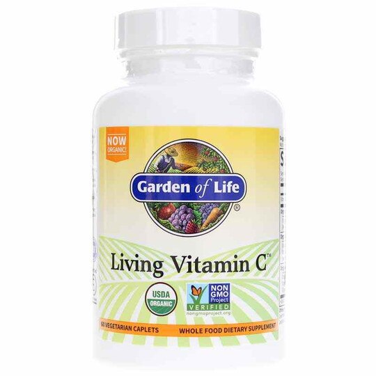 Living Vitamin C Organic, 60 Caplets, GOL