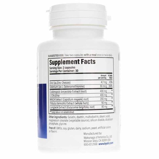 Lucky 7 Mens Performance Formula, 60 Capsules, KYO