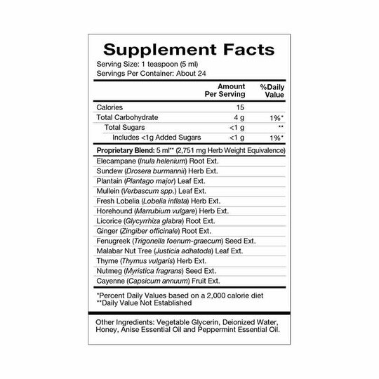 Lung Bronchial Tonic, 4 Oz, NHP