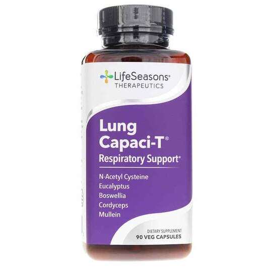 Lung Capaci-T, 90 Veg Capsules, LSE