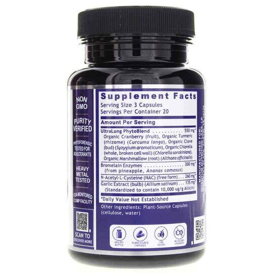 Lung Support, 60 Veg Capsules, QNL