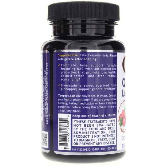 Lung Support, 60 Veg Capsules, QNL