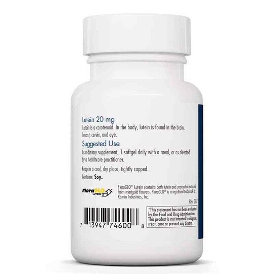 Lutein 20 Mg, 60 Softgels, ARG