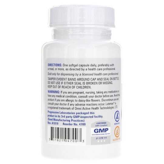 Lutein Zeaxanthin, 30 Softgels, PGL