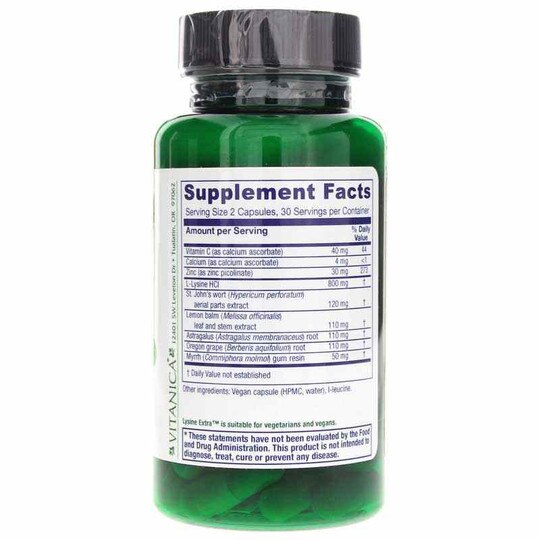 Lysine Extra Pro, 60 Vegan Capsules, VTAP