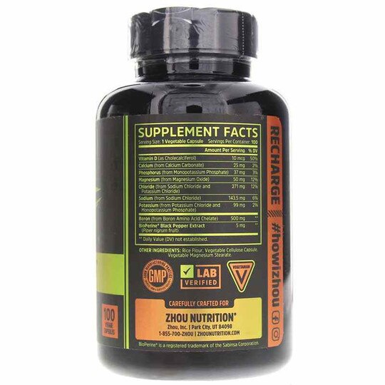 Lyte Up Advanced Electrolyte Complex, 100 Veg Capsules, ZHO