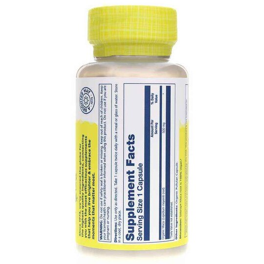 Maca 500 Mg, Organically Grown Formula, 100 Capsules, SLR