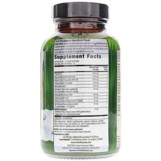 Maca Root & Ashwagandha, 75 Liquid Softgels, IRN