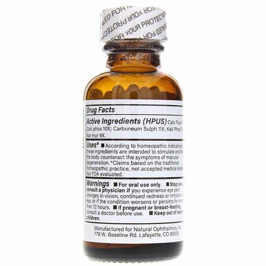 Macula Pellets Homeopathic Medicine, 1 Oz, NTO