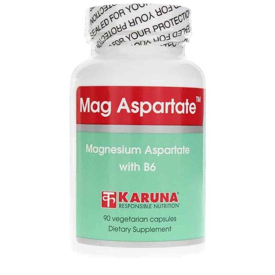 Mag Aspartate with B6, 90 Veg Capsules, KRU
