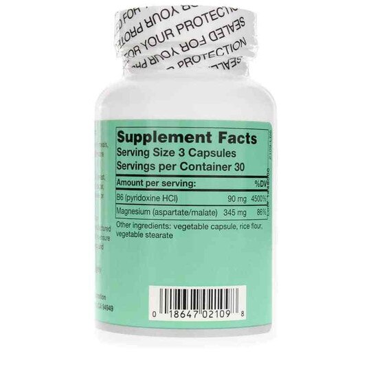 Mag Aspartate with B6, 90 Veg Capsules, KRU