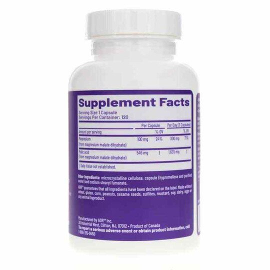 Mag Malate Renew, 120 Veg Capsules, AOR