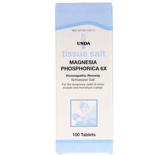 Magnesia Phosphorica 6X, 100 Tablets, UND