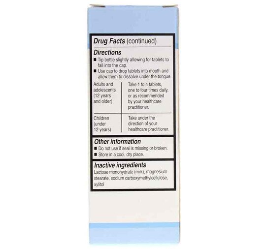 Magnesia Phosphorica 6X, 100 Tablets, UND