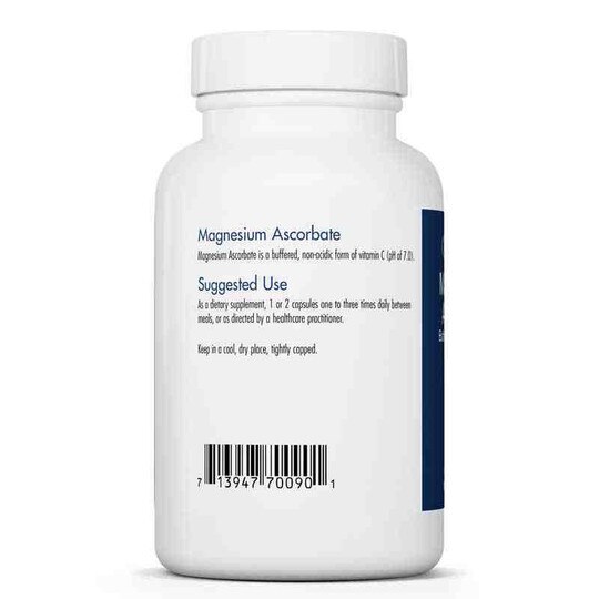 Magnesium Ascorbate Buffered Vitamin C, 100 Veg Capsule, ARG
