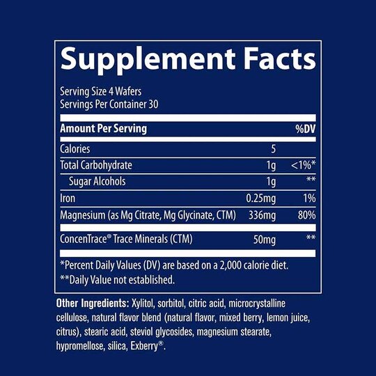 Magnesium Chewable Raspberry Lemon, 120 Chewable Wafers, TMR