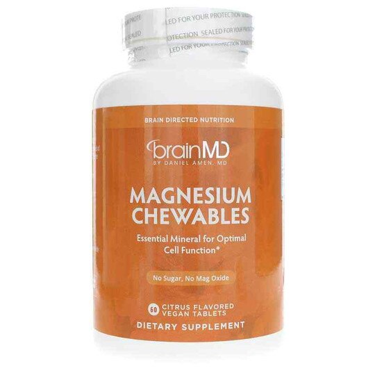 Magnesium Chewables, 60 Citrus Chewable Tablets, BMD