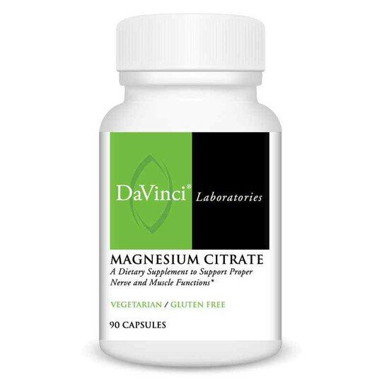 Magnesium Citrate, 90 Veg Capsules, DL