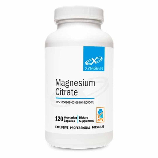 Magnesium Citrate, 120 Veg Capsules, XYM