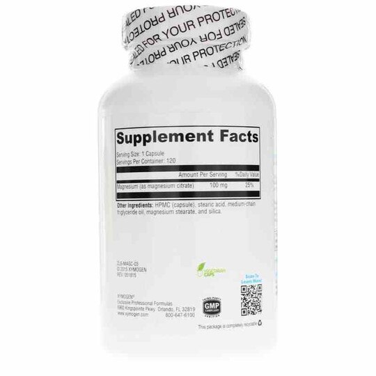 Magnesium Citrate, 120 Veg Capsules, XYM