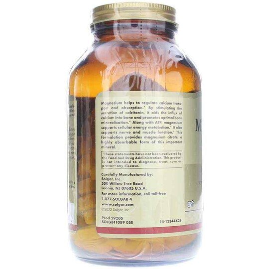 Magnesium Citrate California Only, 120 Tablets, SLG