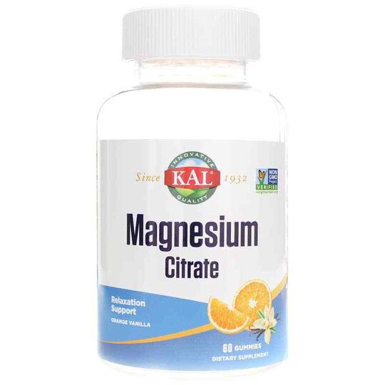 Magnesium Citrate Gummies, 60 Gummies, KAL
