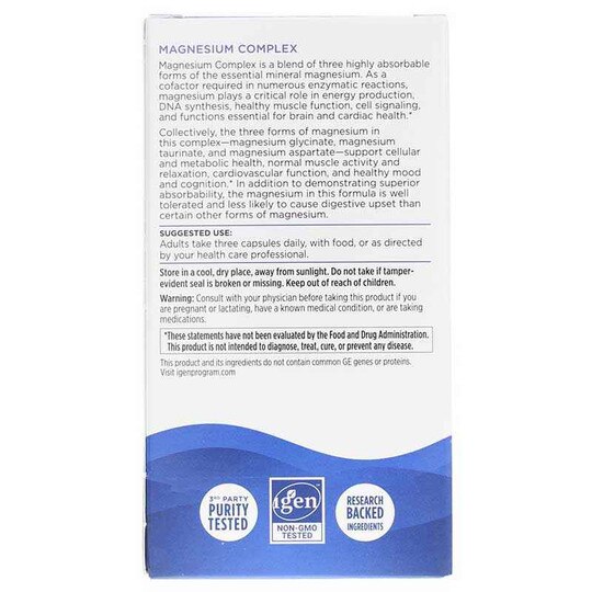 Magnesium Complex, 90 Capsules, NRN