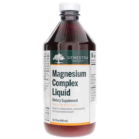 Magnesium Complex Liquid Tart Berry, 15.2 Oz, GEN
