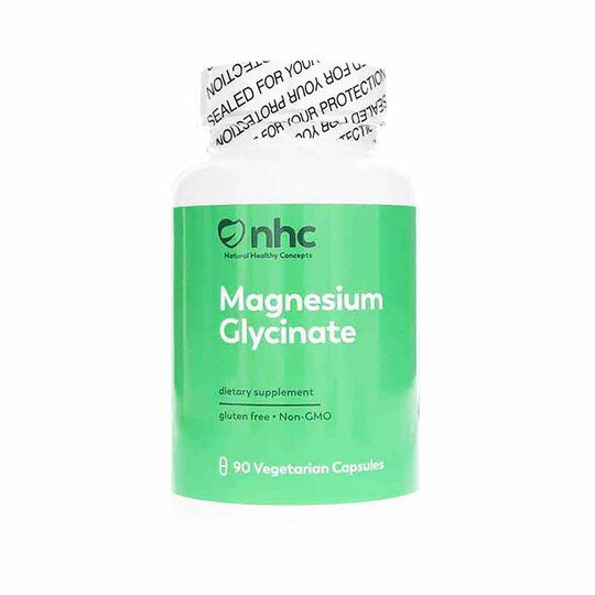Magnesium Glycinate 150 Mg, 90 Veg Capsules, NHC