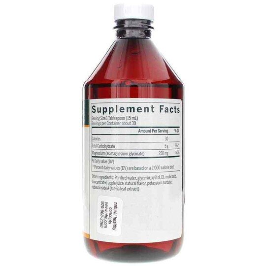 Magnesium Glycinate Liquid Apple-Pomegranate, 15., GEN